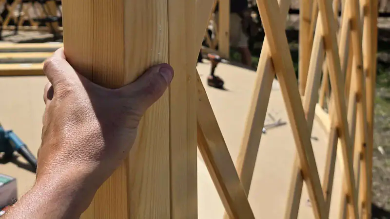 Heat-treated pine ORON frame