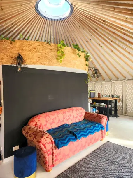 8m Yurt with mezzanine level