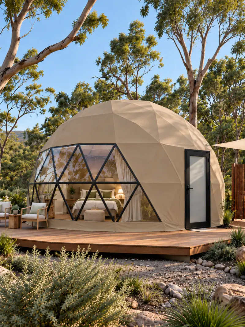 5.2m Yurt under construction