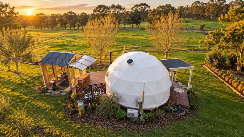 Still of Stu's geodesic dome