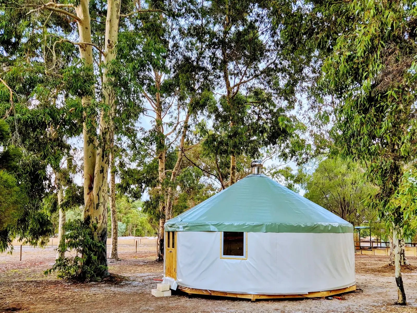 6.3m Yurt in a bush setting in Western Australia Off Grid