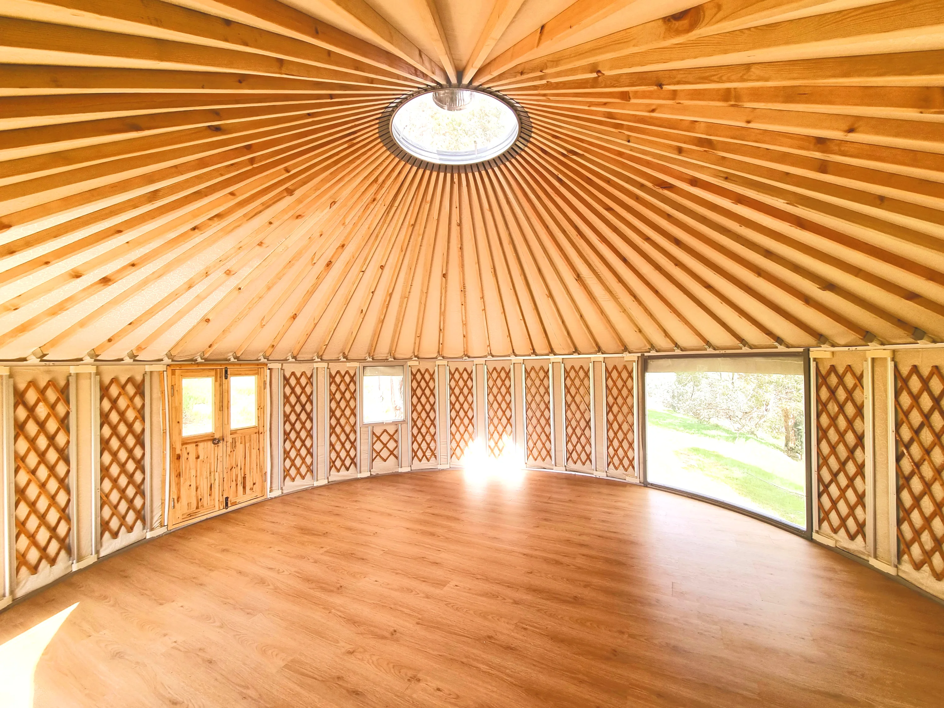6.3m Yurt in a bush setting in Western Australia Off Grid