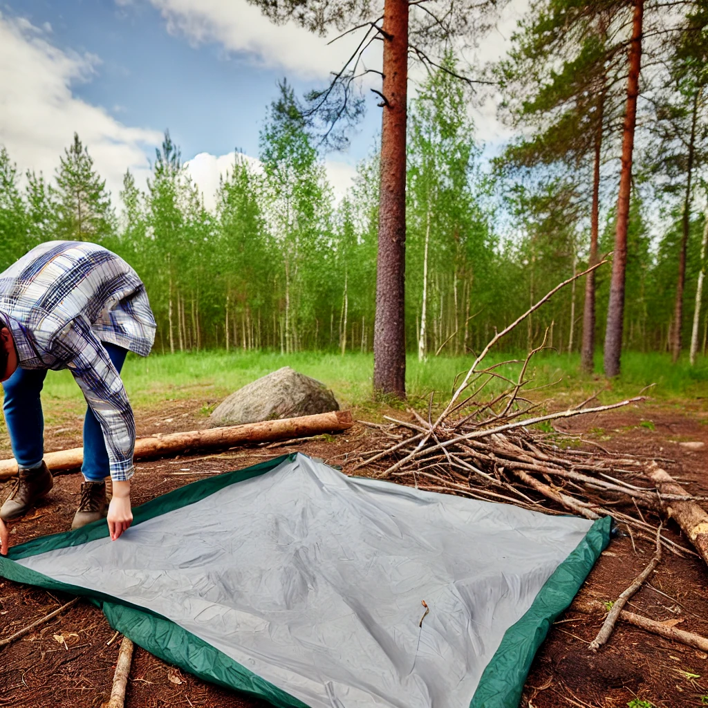 how to set up a tent