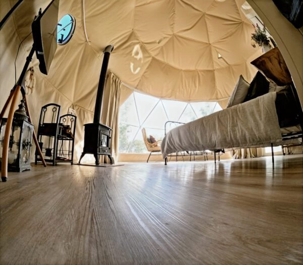 Geo Dome bedroom