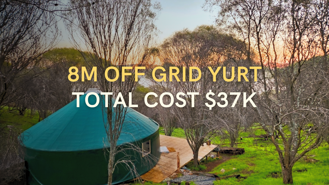 8m Yurt Build Western Australia